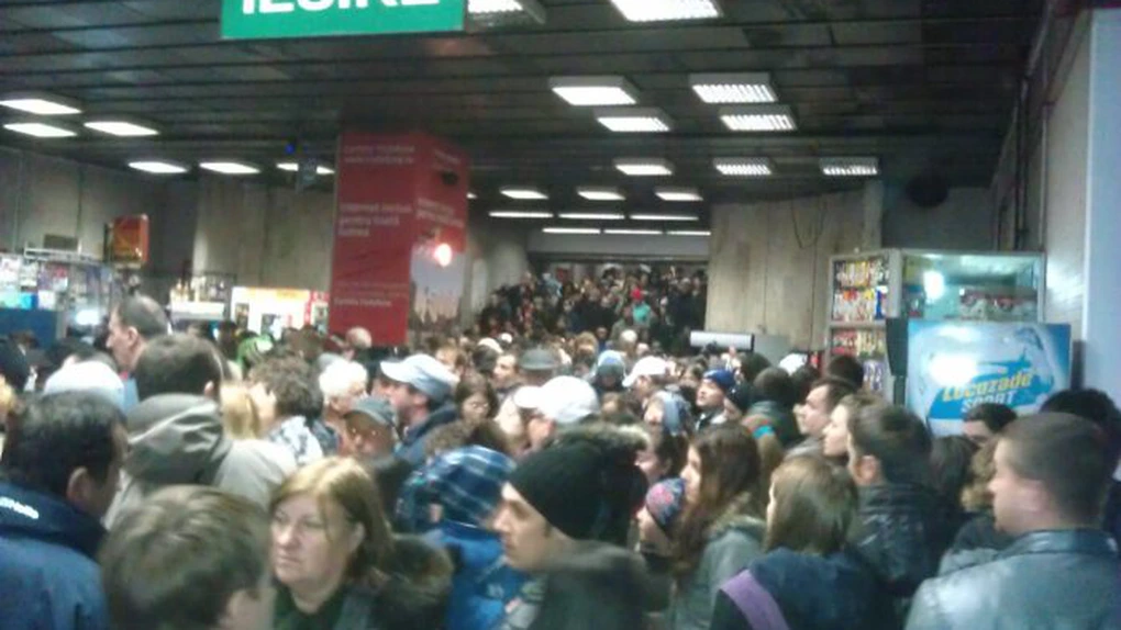 Sindicaliştii de la metrou rămân fără spaţiile comerciale, în ciuda pichetului de marţi de la Ministerul Transporturilor