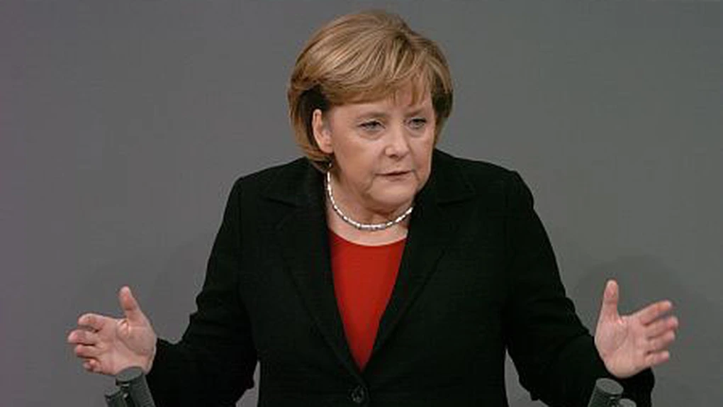 Angela Merkel ţine 