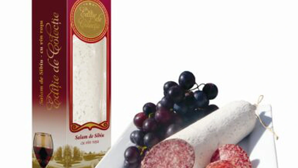 Premieră în România- Agricola Bacău lansează Salamul de Sibiu cu vin roşu