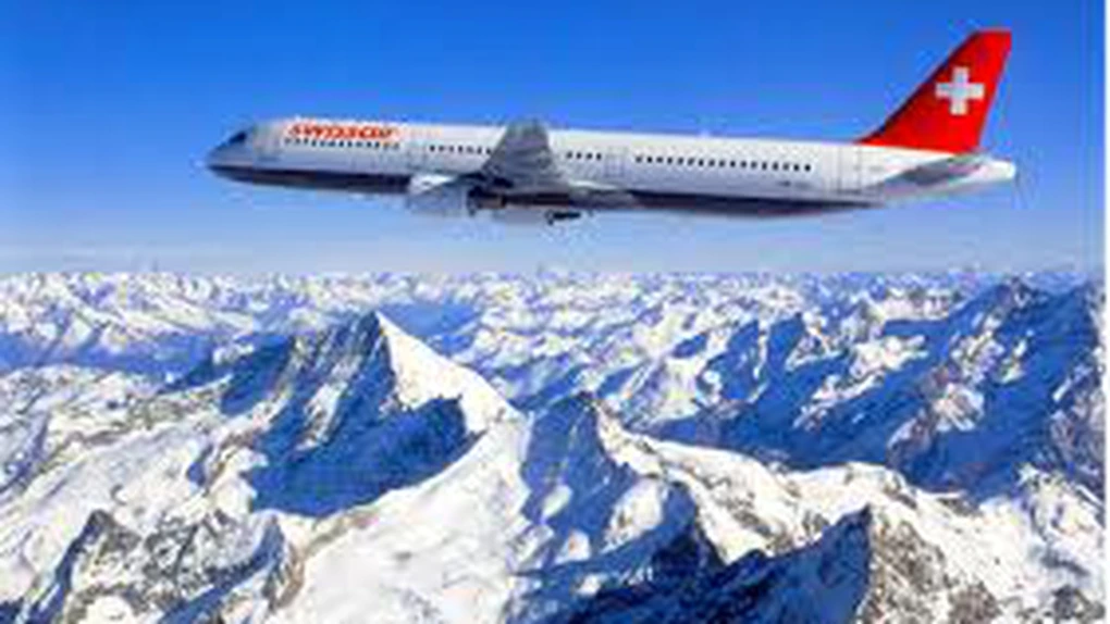 Swiss Air dublează frecvenţa zborurilor pe ruta Bucureşti-Zurich, la 14 curse pe săptămână