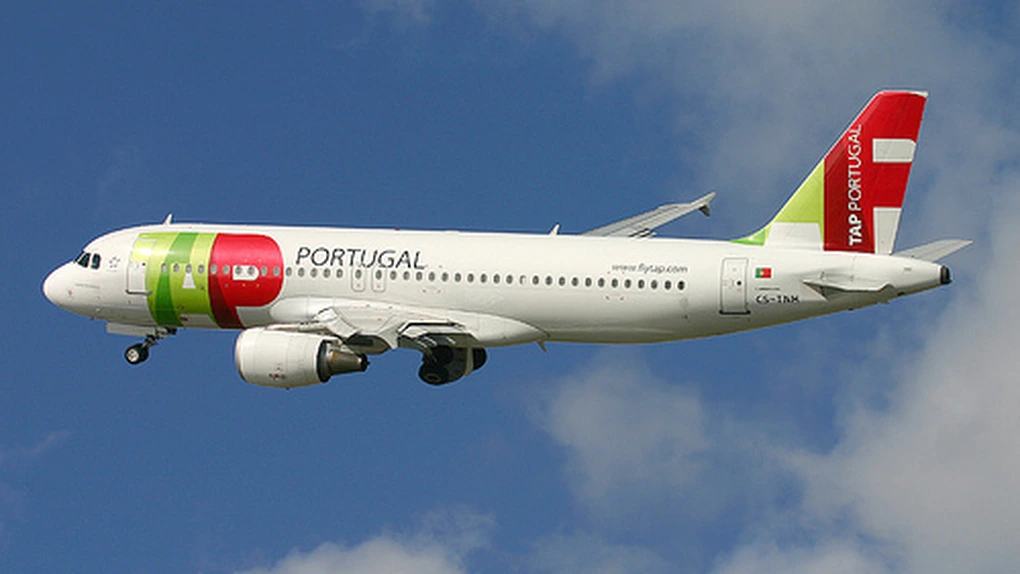 TAP Portugal a transportat peste 43.000 de pasageri între Lisabona şi Bucureşti, în 2013