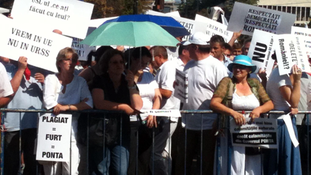 Referendum 2012 - Ultimele mitinguri de campanie: USL vs. PDL