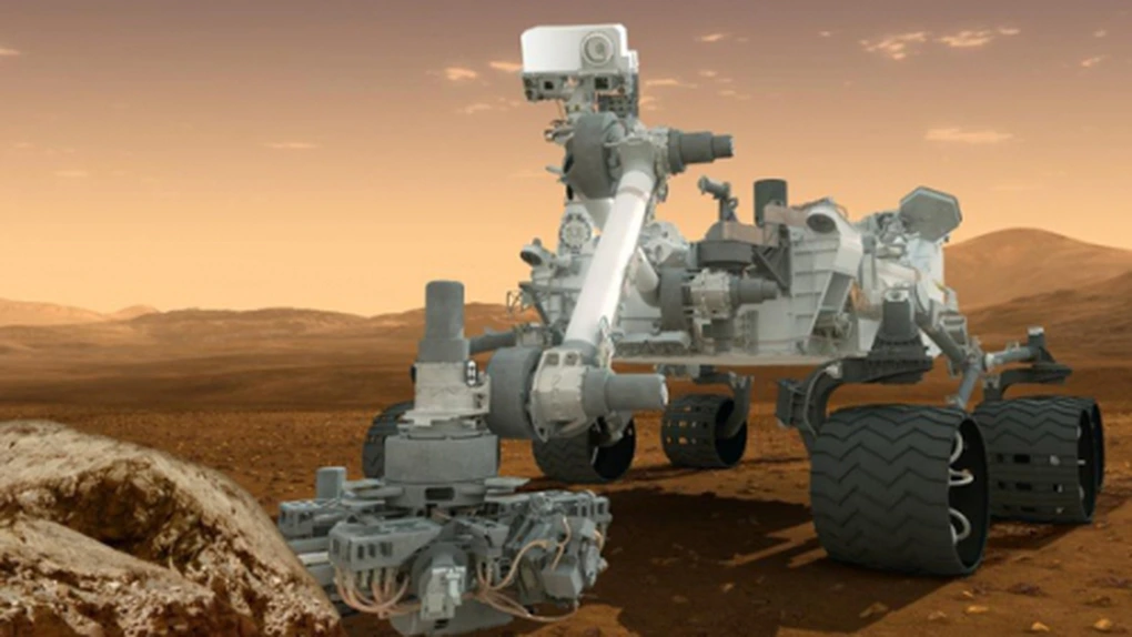 Robotul Curiosity a descoperit urmele unui fost pârâu de pe Marte