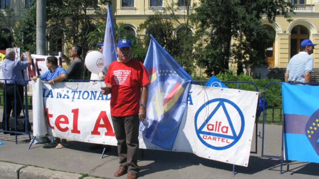Membrii CNS Cartel Alfa vor protesta joi în Piaţa Victoriei, timp de 4 ore