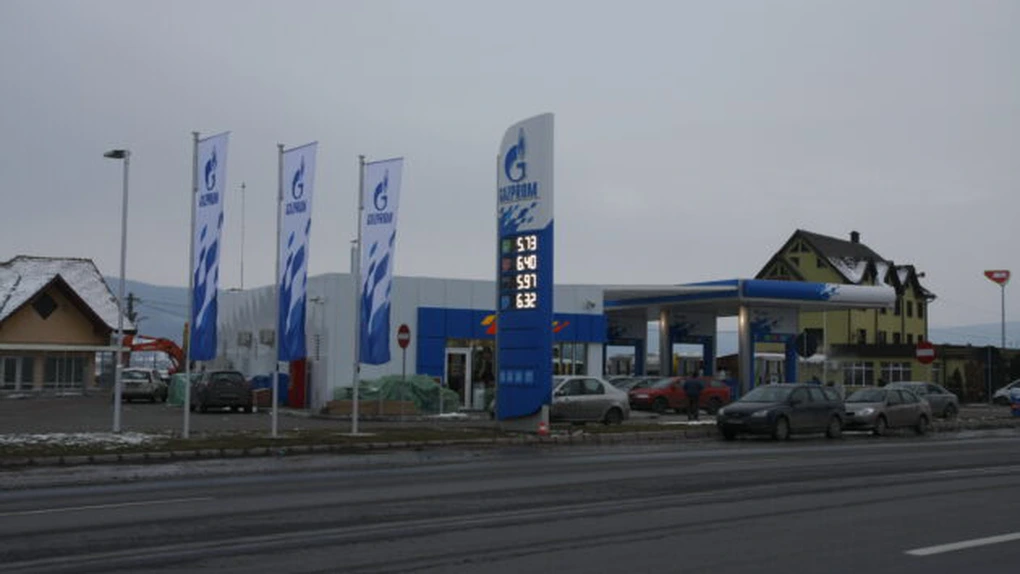 Gazprom deschide vineri pe A1 prima benzinărie de pe o autostradă din România