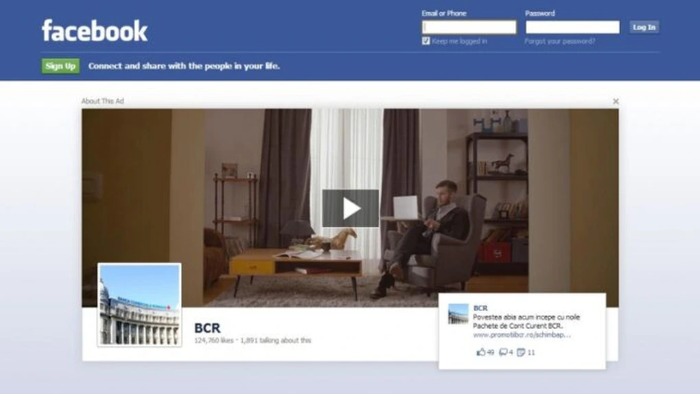 Premieră în România: un format publicitar nou de la Facebook
