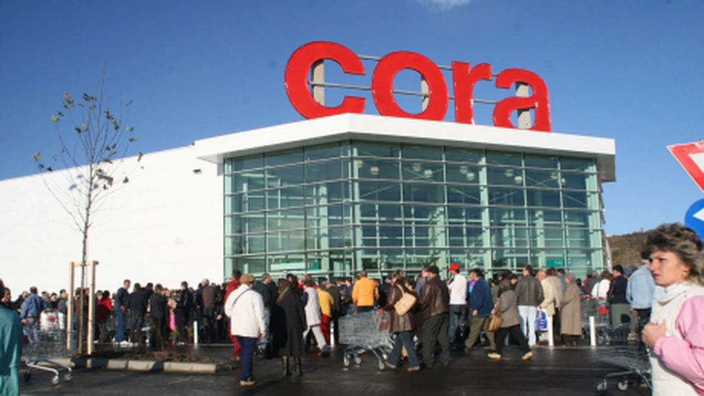 Hipermarketurile Cora au încheiat 2012 cu afaceri în creştere cu 6%, la 1,6 miliarde lei