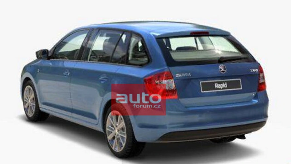 Skoda scoate un nou model, Rapid Spaceback. GALERIE FOTO