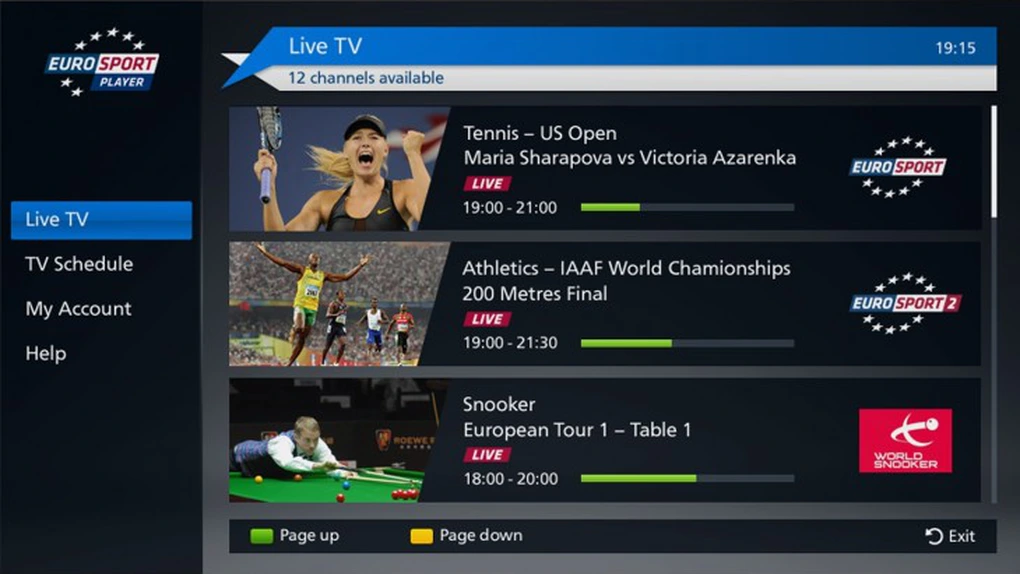 Samsung introduce Eurosport pe Smart TV