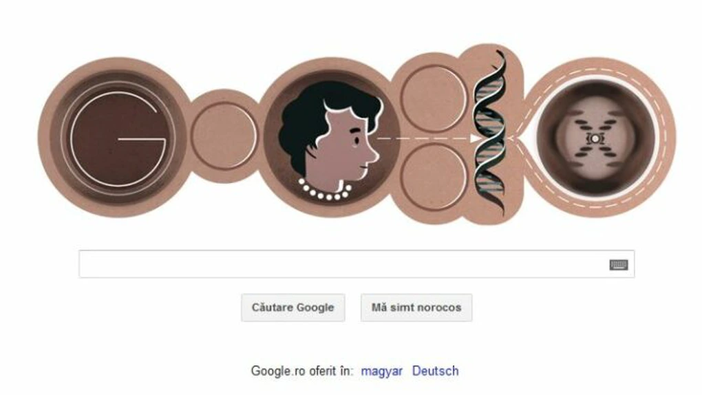 Google o sărbătoreşte pe biofizicianul Rosalind Franklin