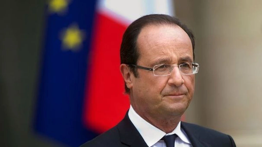 François Hollande a fost atras într-o 