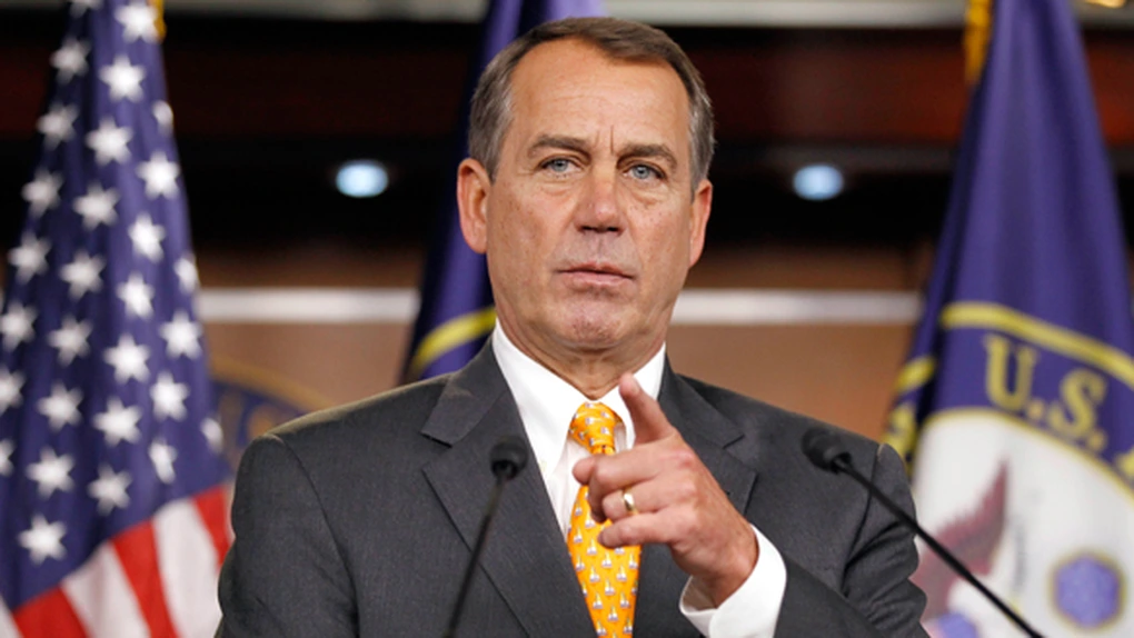 John Boehner îi reproşează lui Barack Obama că refuză să negocieze pe tema bugetului