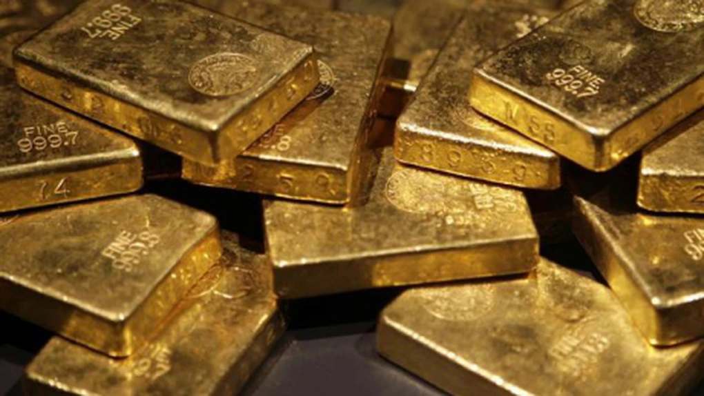 Preţul aurului în scădere după soluţionarea impasului bugetar din SUA