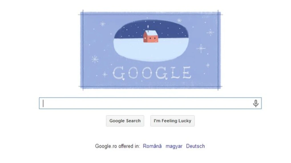 Google şi-a schimbat din nou logo-ul pentru a le ura românilor ”Sărbători fericite”