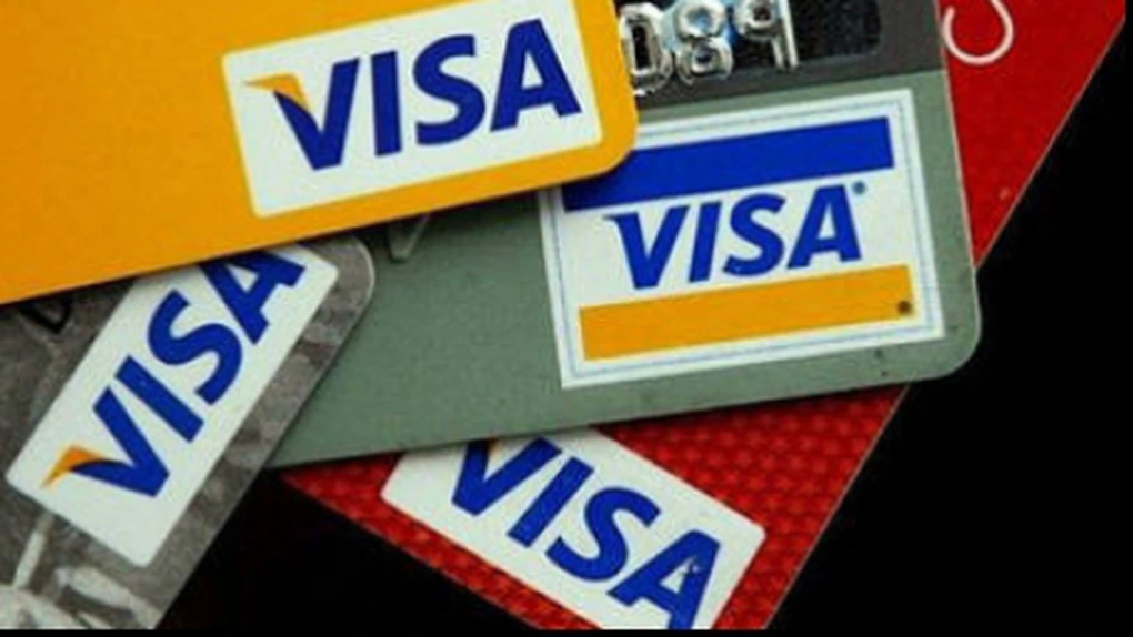 Numărul tranzacţiilor cu carduri Visa emise în România, în creştere cu circa 21%, în 2013