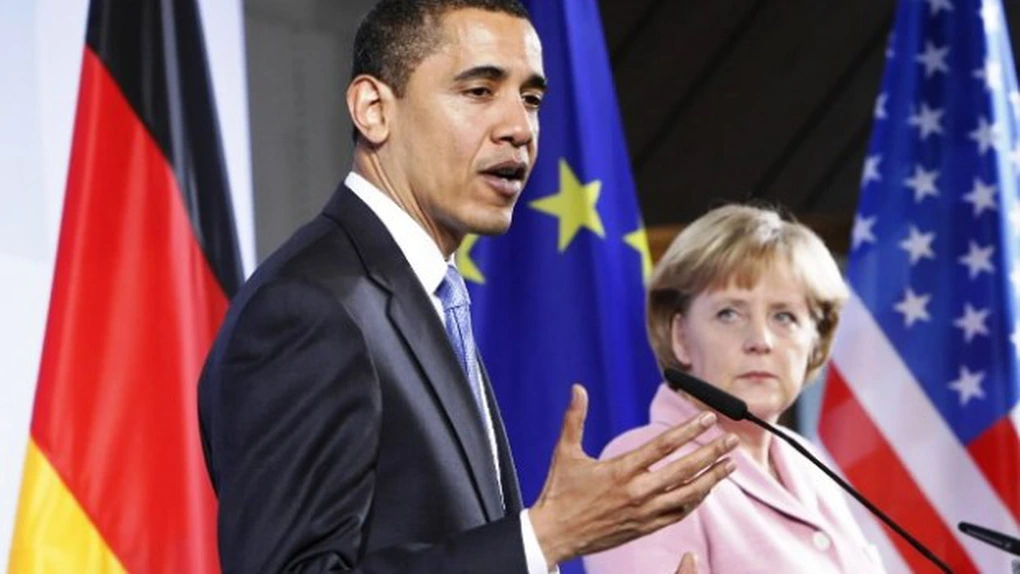 Obama şi Merkel au convenit că sancţiunile împotriva Rusiei trebuie menţinute