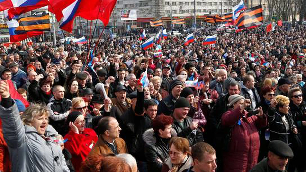 Autoproclamata 'Republică Populară Doneţk' intenţionează să deschidă graniţa cu Rusia la 18 mai