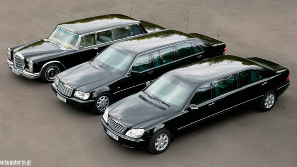 Mercedes va dezvălui noua versiune a limuzinei Pullman la salonul de la Geneva