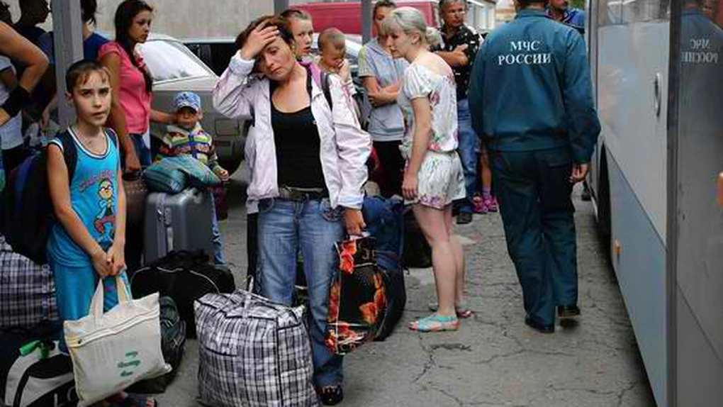 Peste 800.000 de refugiaţi ucraineni au intrat în Rusia din aprilie
