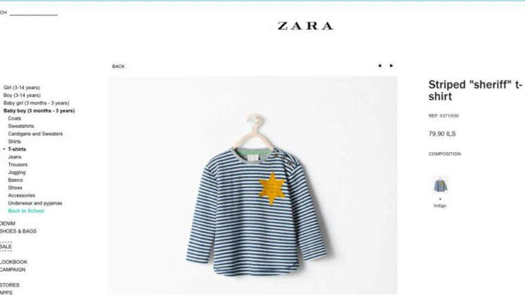 Zara a retras de la vânzare un tricou cu o stea galbenă. Care sunt motivele