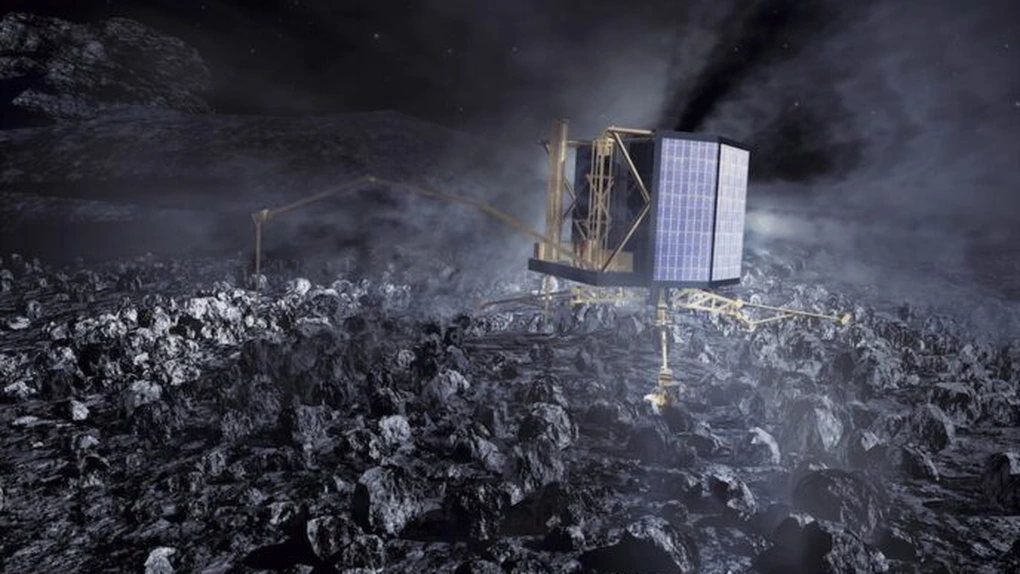 Premieră în istoria spaţială: Robotul european Philae a asolizat pe cometa Ciuriumov-Gherasimenko