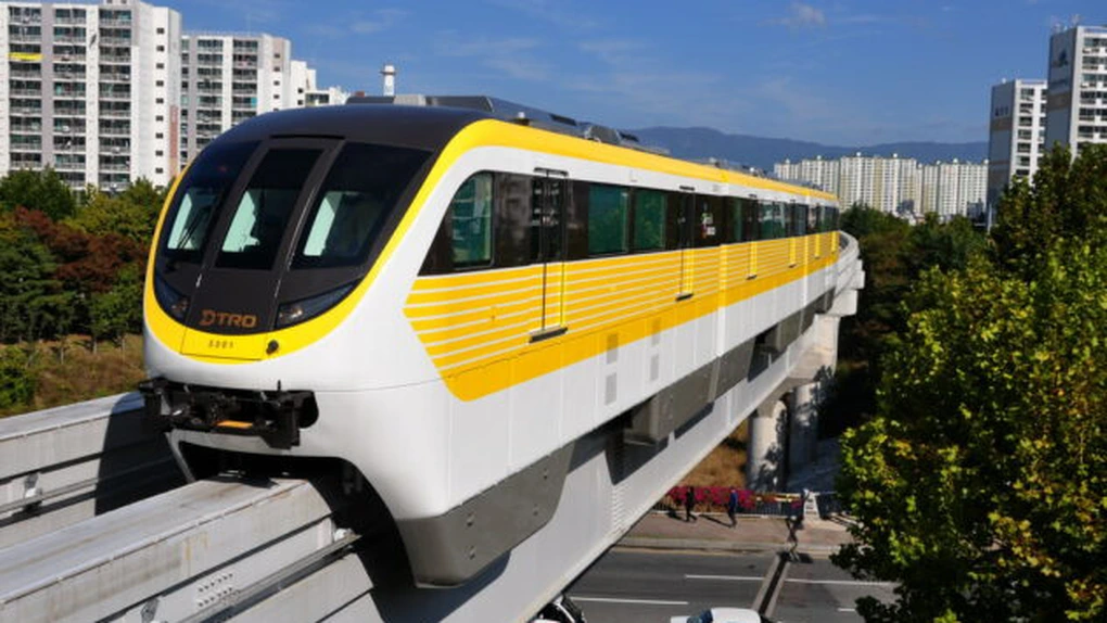 Coreea de Sud inaugurează primul său tren suspendat