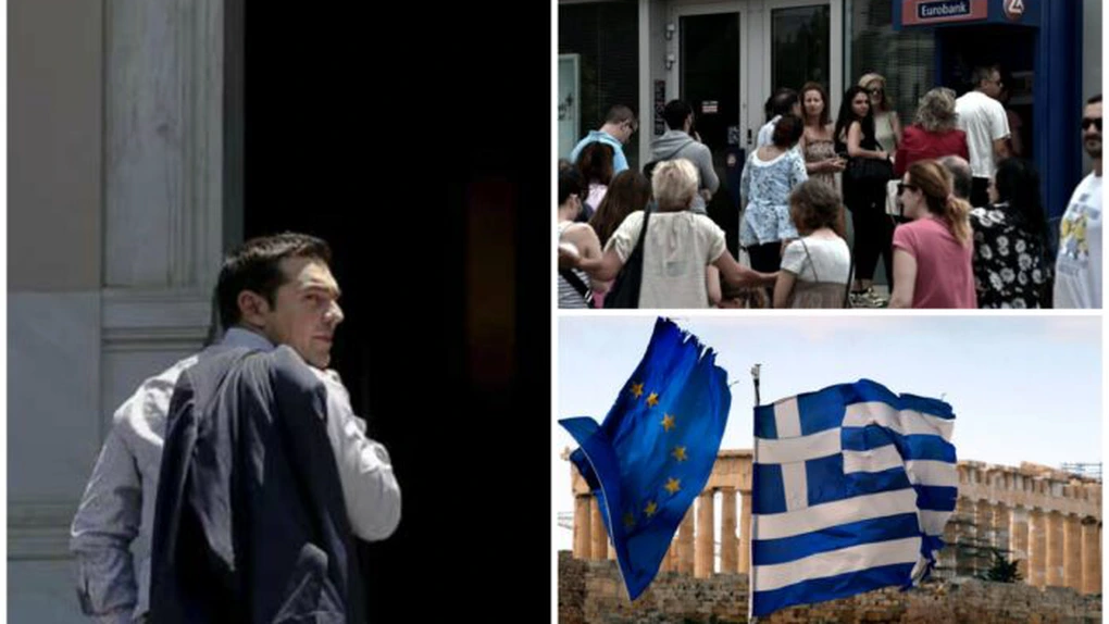 Opt mld. euro, retrase din băncile greceşti în ultimele două săptămâni. 44 mld. euro, din noiembrie 2014 - Moody's