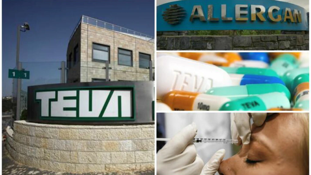 Cea mai mare achiziţie efectuată de o companie israeliană: Teva cumpără Allergan pentru 40,5 miliarde dolari