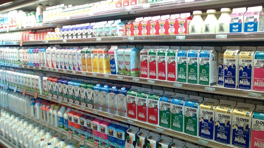 Produsele lactate să indice procentul de lapte praf conţinut. Amenzile pot ajunge la 10.000 lei - proiect adoptat de Senat