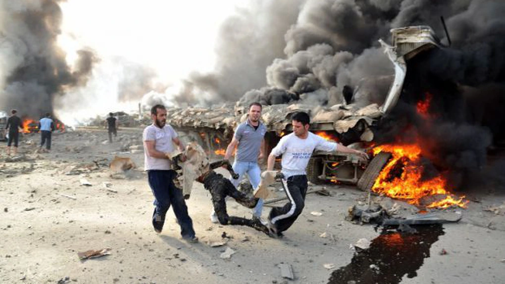 Un avion a bombardat localitatea Khan Sheikhoun la doar câteva ore după atacul lansat de SUA