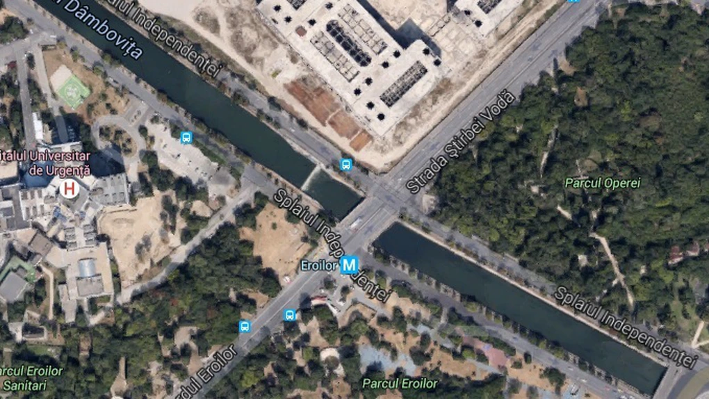 Circulaţie închisă între pod Eroilor şi Carol Davila, din cauza surpării terenului