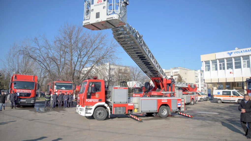ISU Bucureşti - Ilfov a mai primit 14 autospeciale pentru situaţii de urgenţă