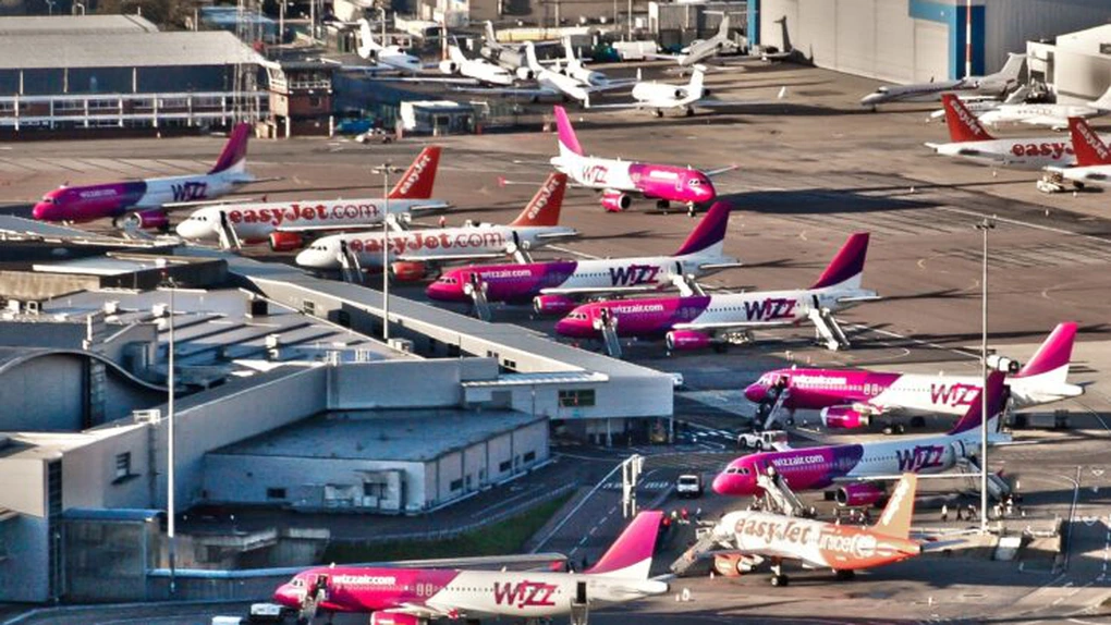 Wizz Air a transportat peste 4,5 milioane de pasageri de pe aeroporturile din România în 2015