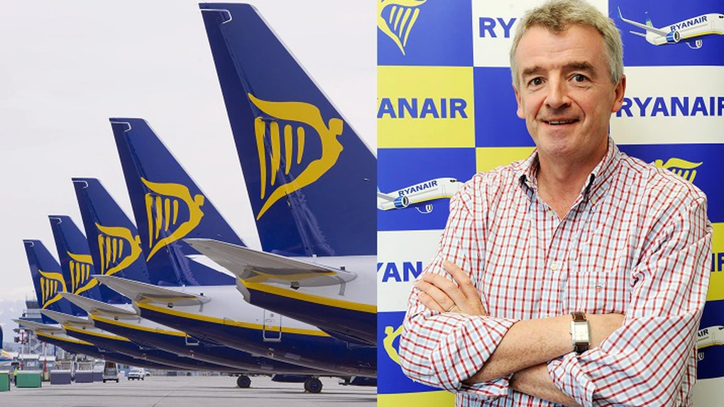 Ryanair deschide a doua baza din România, la Bucureşti