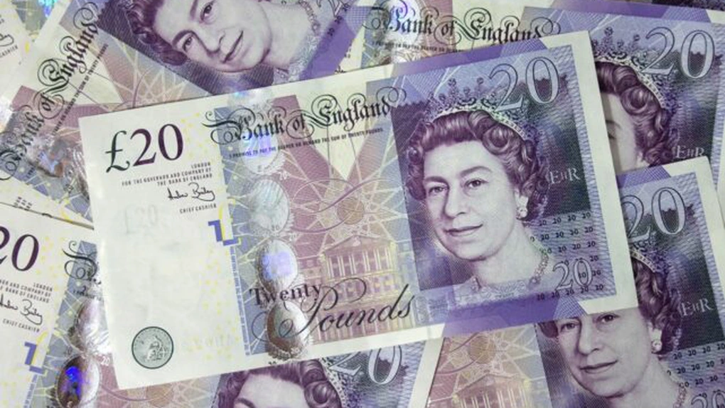 Lira sterlină, cel mai ridicat nivel din 2016 pe fondul estimărilor că Marea Britanie va rămâne în UE