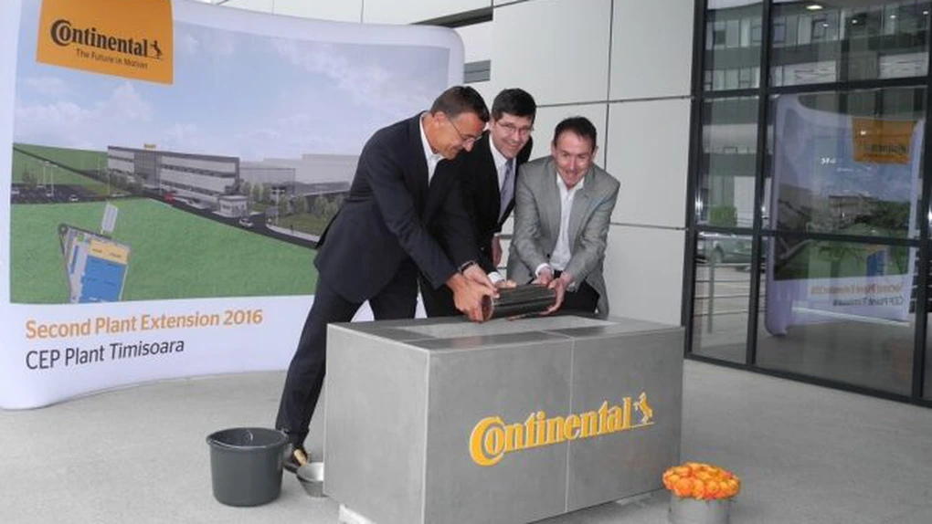 Continental extinde fabrica de componente electronice din Timişoara. Va angaja încă 1.000 de oameni în acest an