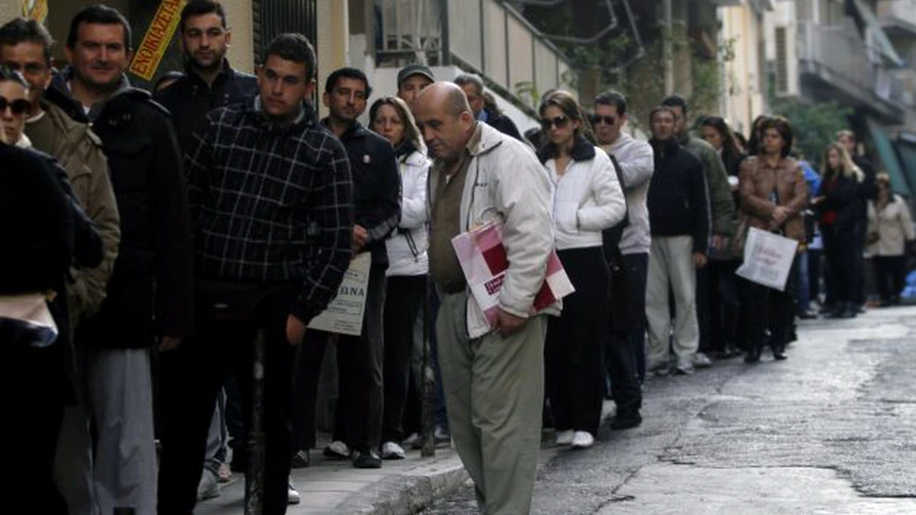 Rata şomajului în Grecia a scăzut la 23,1%, în trimestrul II