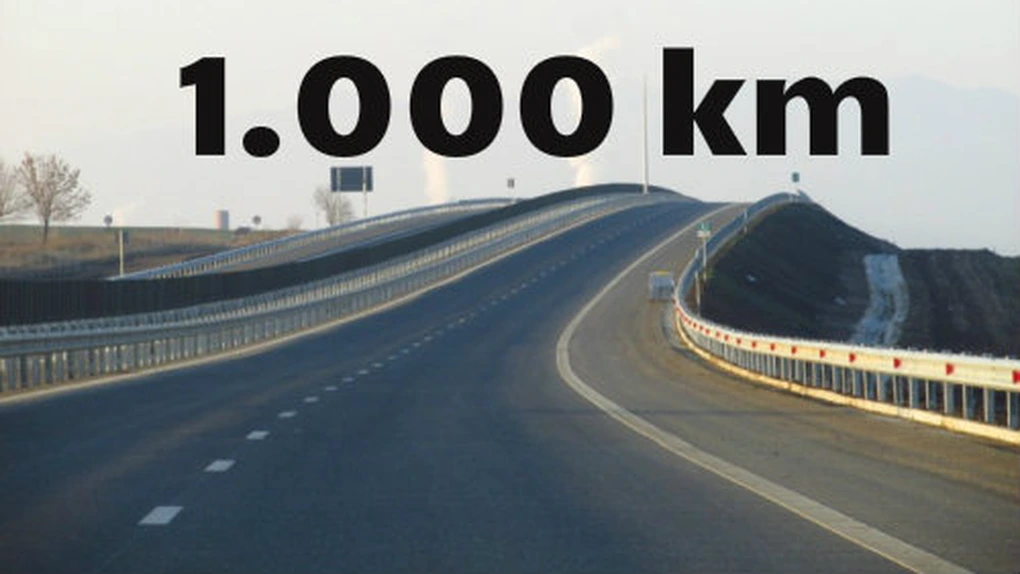 România ar putea ajunge la aproape 1.000 de kilometri de autostradă la finalul anului viitor