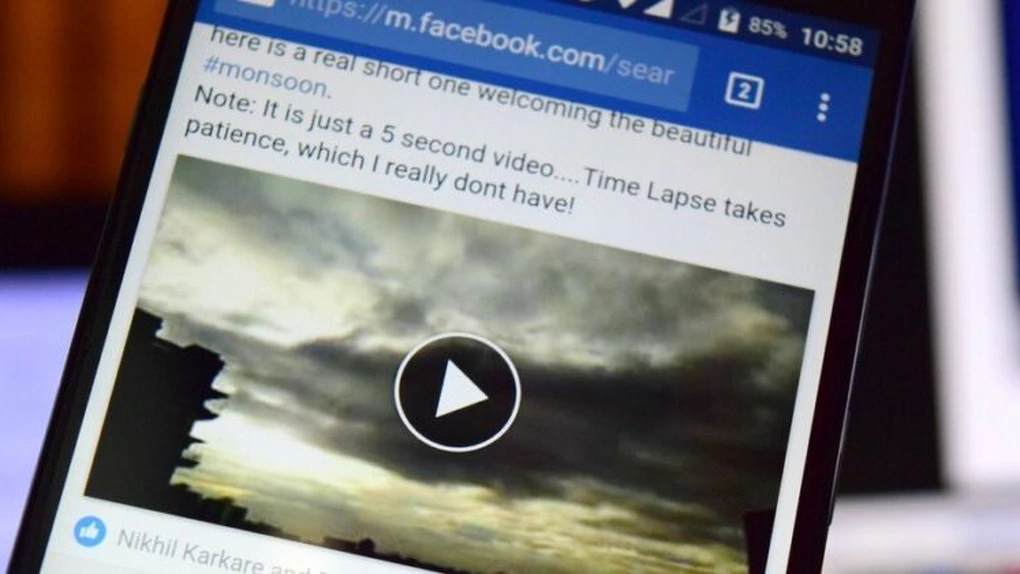 Conţinutul video propriu, publicat pe paginile româneşti de Facebook, a atins un volum de 1,5 milioane de clipuri - studiu