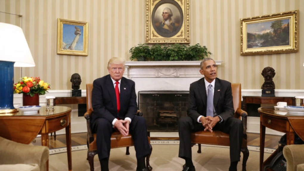 Preşedintele în funcţie al SUA Barack Obama l-a primit pe preşedintele ales Donald Trump, la Casa Albă