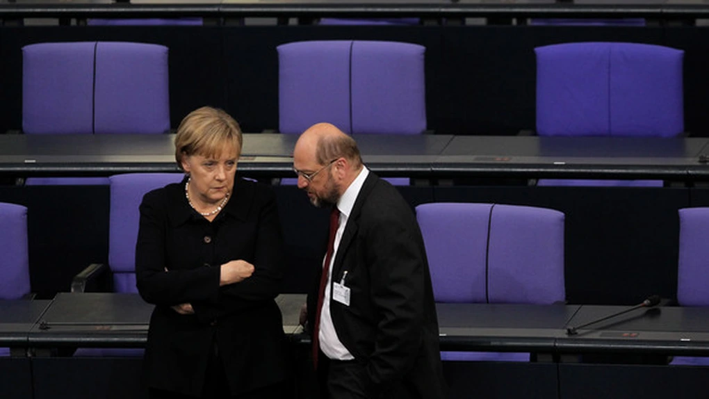 Candidaţii la funcţia de cancelar al Germaniei, Angela Merkel şi Martin Schulz, la egalitate în preferinţele de vot