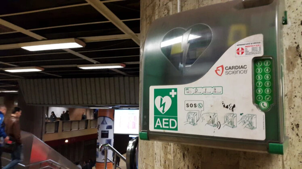 Unde sunt montate defibrilatoarele automate de la metrou, care pot salva viaţa în cazul unui stop cardiac