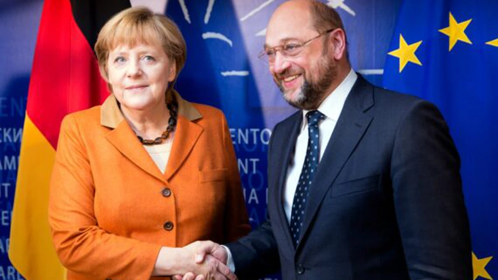Germania: Martin Schulz o atacă pe Angela Merkel pe tema politicii europene