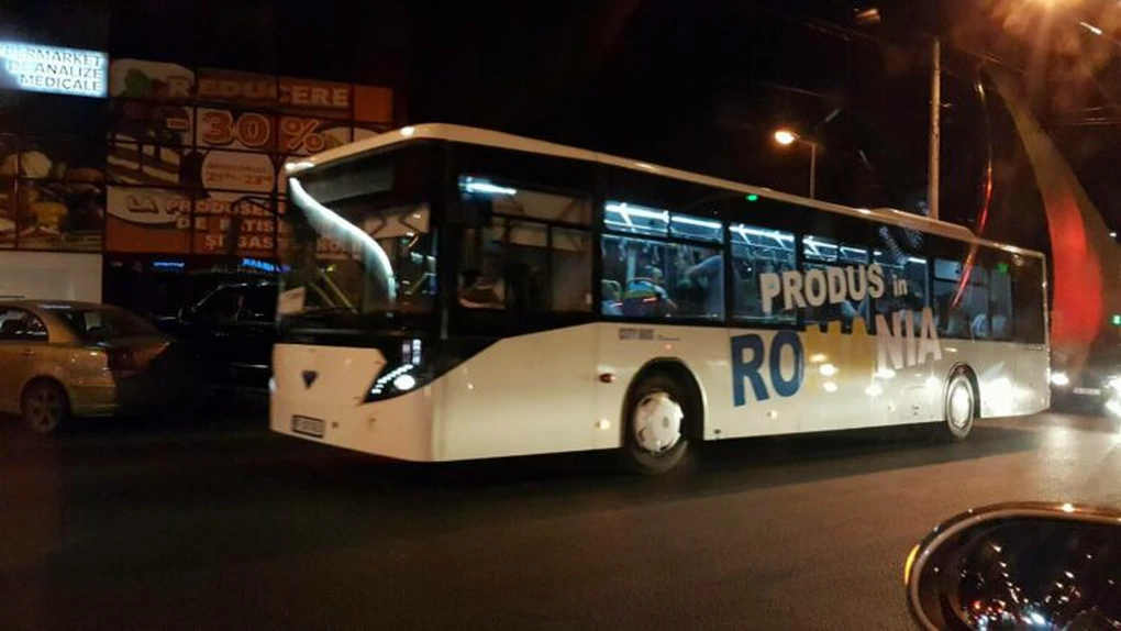 Autobuze fabricate în România, suprinse pe străzile din Chişinău FOTO