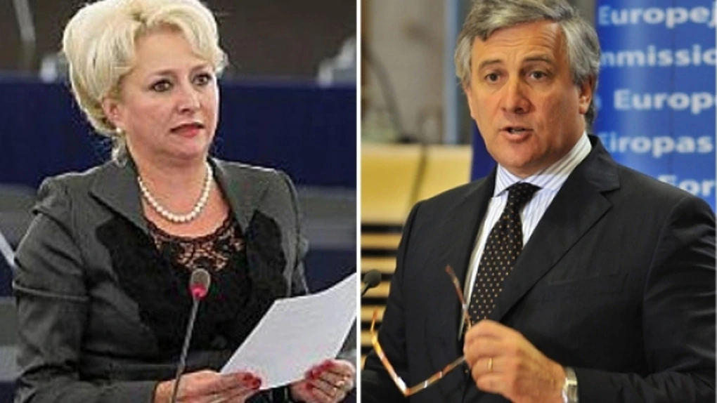 Dăncilă, după întâlnirea cu Tajani: Am vorbit despre preşedinţia română a Consiliului UE