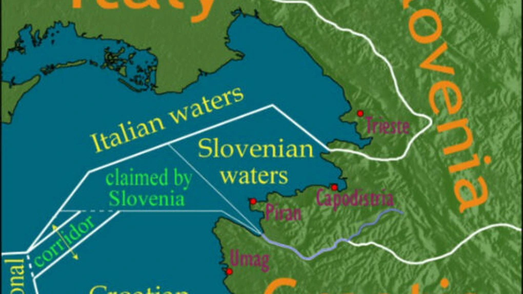 Slovenia aduce disputa teritorială cu Croaţia în faţa instituţiilor Uniunii Europene