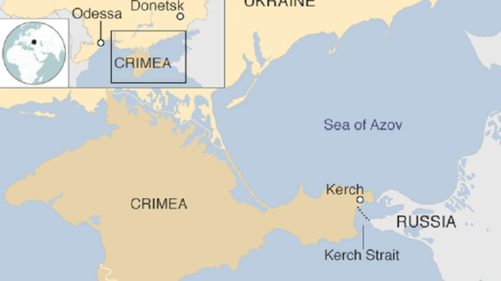 Criză în Marea Neagră - Rusia a atacat şi a capturat trei nave ucrainene. Poroşenko vrea să instituie legea marţială