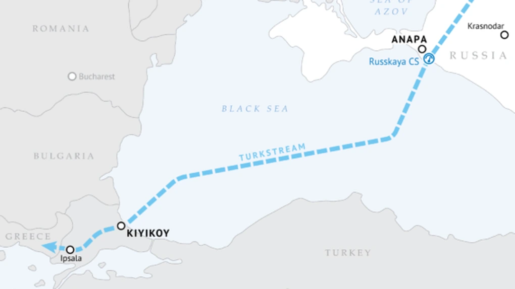 Gazoductul TurkStream: Rusia vrea 