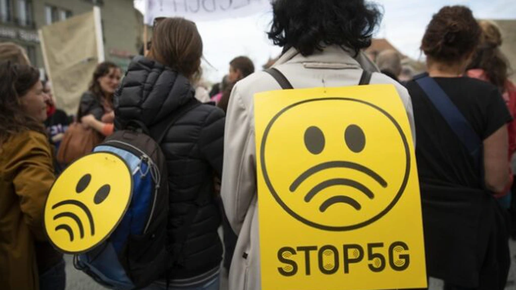 Proteste la Berna împotriva introducerii tehnologiei 5G