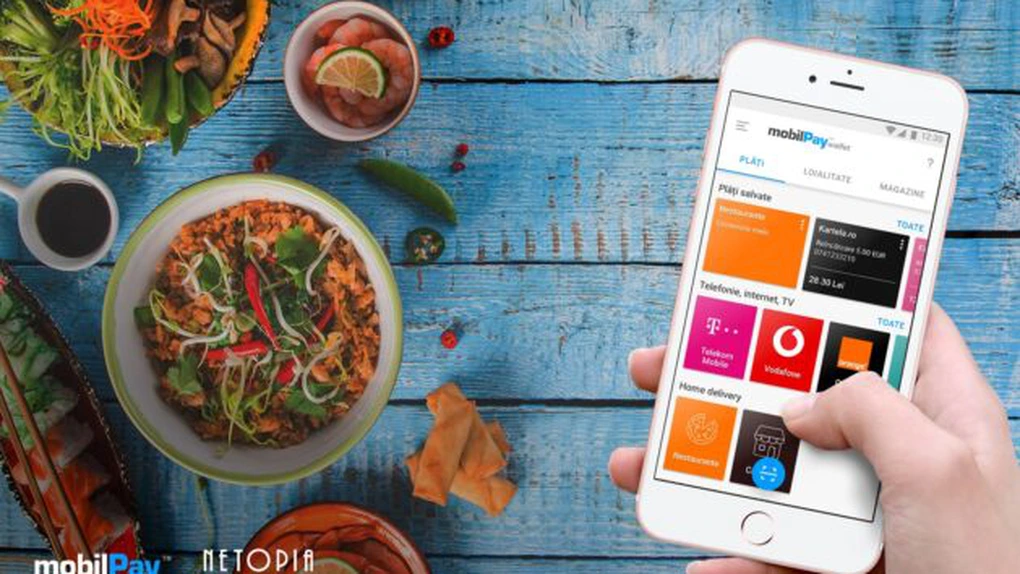 NETOPIA Payments lansează o platformă de comenzi în aplicaţia mobilPay Wallet, pentru restaurante, magazine specializate şi producători locali